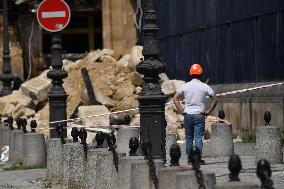 Search continues at site of Paris fashion school hit by explosion