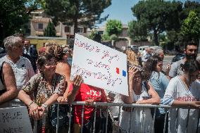 Emmanuel Macron Visit To Marseille