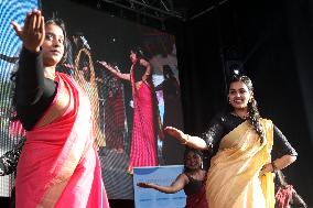 Traditional Mayalayali Dance From The Indian State Of Kerala