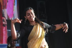 Traditional Mayalayali Dance From The Indian State Of Kerala