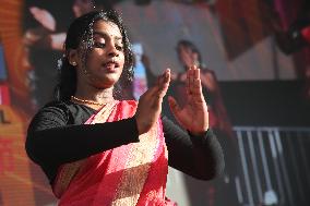 Traditional Mayalayali Dance From The Indian State Of Kerala