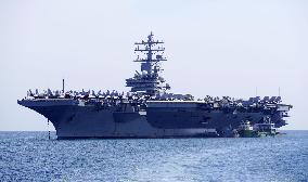 U.S. aircraft carrier Ronald Reagan