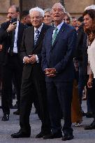 King Felipe Tours Palermo With Mattarella And Rebelo De Sousa On COTEC Summit’s Eve