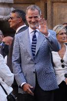 King Felipe Tours Palermo With Mattarella And Rebelo De Sousa On COTEC Summit’s Eve