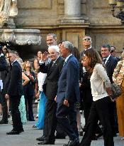 King Felipe Tours Palermo With Mattarella And Rebelo De Sousa On COTEC Summit’s Eve