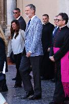 King Felipe Tours Palermo With Mattarella And Rebelo De Sousa On COTEC Summit’s Eve