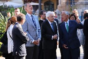 King Felipe Tours Palermo With Mattarella And Rebelo De Sousa On COTEC Summit’s Eve