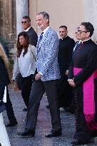 King Felipe Tours Palermo With Mattarella And Rebelo De Sousa On COTEC Summit’s Eve