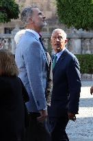 King Felipe Tours Palermo With Mattarella And Rebelo De Sousa On COTEC Summit’s Eve