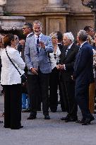 King Felipe Tours Palermo With Mattarella And Rebelo De Sousa On COTEC Summit’s Eve