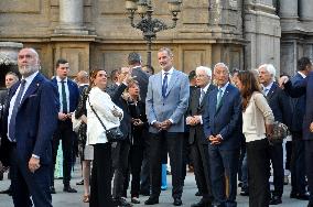 King Felipe Tours Palermo With Mattarella And Rebelo De Sousa On COTEC Summit’s Eve