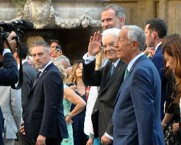 King Felipe Tours Palermo With Mattarella And Rebelo De Sousa On COTEC Summit’s Eve