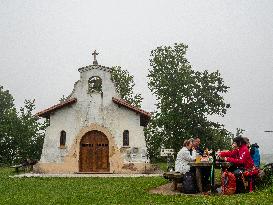 Walking The Camino Primitivo, In Spain.