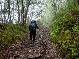 Walking The Camino Primitivo, In Spain.