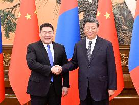 CHINA-BEIJING-XI JINPING-MONGOLIA-PM-MEETING (CN)