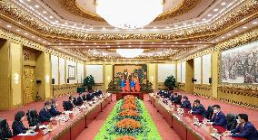 CHINA-BEIJING-XI JINPING-MONGOLIA-PM-MEETING (CN)