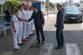 Emmanuel Macron Visit To Marseille - Day Two