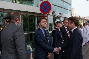 Emmanuel Macron Visit To Marseille - Day Two