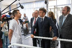 Emmanuel Macron Visit To Marseille - Day Two