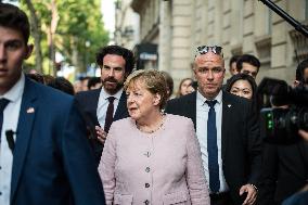 Angela Merkel Receives Honorary Doctorate From Science Po