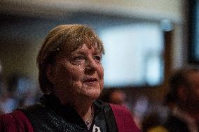 Angela Merkel Receives Honorary Doctorate From Science Po