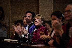 Angela Merkel Receives Honorary Doctorate From Science Po