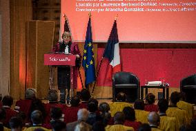 Angela Merkel Receives Honorary Doctorate From Science Po