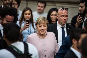 Angela Merkel Receives Honorary Doctorate From Science Po