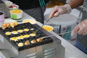 Grilled Quail Eggs