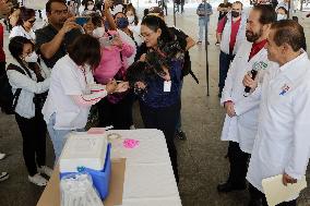 Canine And Feline Rabies Vaccination Day In Mexico