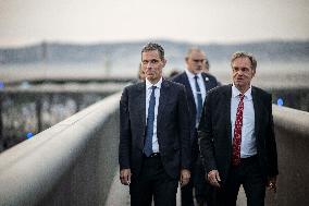 Macron Visits The Mucem - Marseille