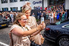 Queen Maxima Opens Qredits HQ - Netherlands