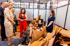 Queen Maxima Opens Qredits HQ - Netherlands