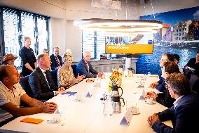 Queen Maxima Opens Qredits HQ - Netherlands