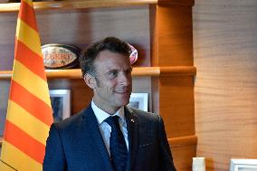 Macron And Muselier Meet - Marseille