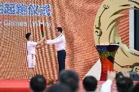 (SP)CHINA-SICHUAN-YIBIN-WORLD UNIVERSITY GAMES-TORCH RELAY(CN)