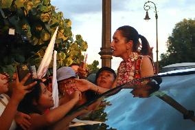 Pre-Candidate For The Presidency Of Mexico Claudia Sheinbaum  Political Rally In Morelos