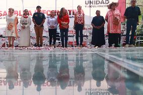 Pre-Candidate For The Presidency Of Mexico Claudia Sheinbaum  Political Rally In Morelos