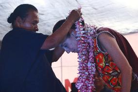 Pre-Candidate For The Presidency Of Mexico Claudia Sheinbaum  Political Rally In Morelos