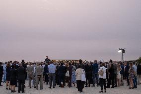 Macron Speaks At Fort St Jean - Marseille