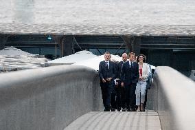Macron Speaks At Fort St Jean - Marseille