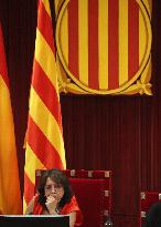 Government Control Session In The Parliament Catalonia