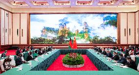 CHINA-HUNAN-CHANGSHA-HAN ZHENG-MALAWIAN PRESIDENT-MEETING (CN)