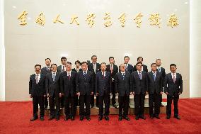 CHINA-BEIJING-NPC-ZHAO LEJI-HONG KONG-MACAO-BASIC LAW-LETTERS OF APPOINTMENT (CN)