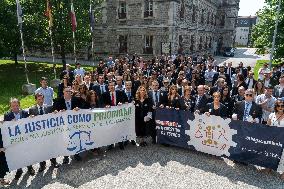 Lawyers Protest In Santander