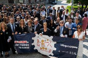 Lawyers Protest In Santander
