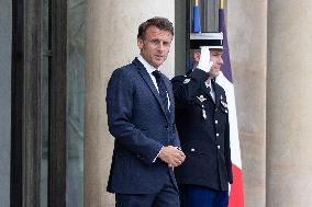 Emmanuel Macron meets with Jens Stoltenberg - Paris
