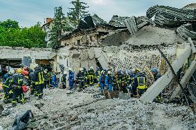 Russian Missilele Strike On Kramatorsk, Ukraine