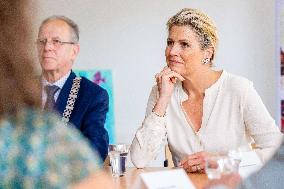 Queen Maxima Visit To Residential Area - Netherlands