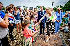 Queen Maxima Visit To Residential Area - Netherlands